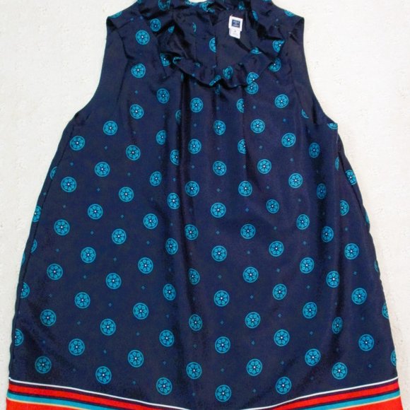 JANIE AND JACK SLEEVELESS RUFFLE NECK SHIRT - Picture 10 of 10